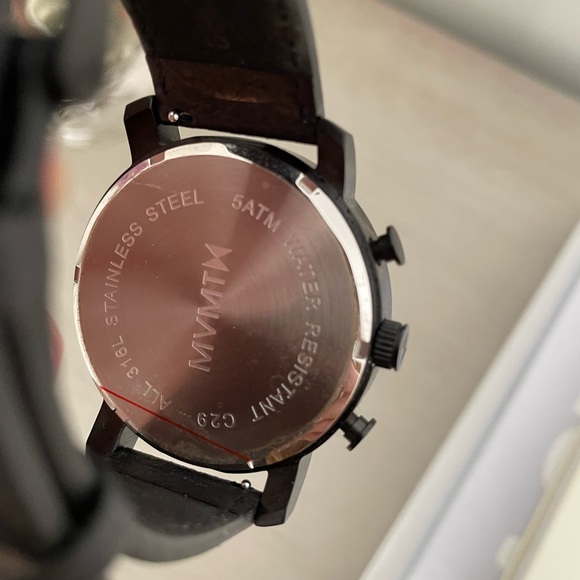 MVMT Mens All Black Watch - Picture 4 of 8